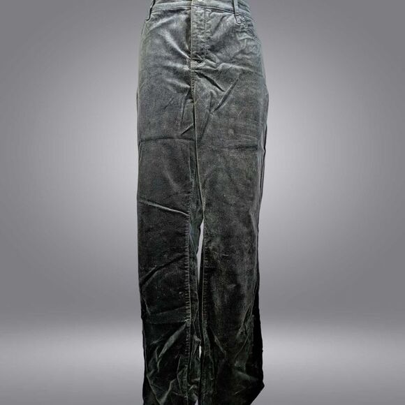NYDJ Pants - NYDJ Women's Pants Sz 14 Marilyn Straight in Wale Baby Corduroy Black A629754
